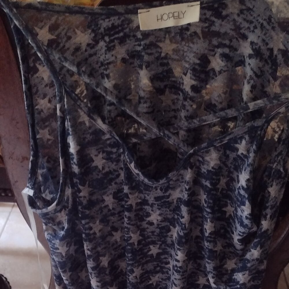 New Stars thin strap shirt
